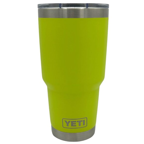 LASER ENGRAVED PERSONALIZATION YETI 30oz. TUMBLER - CHARTREUSE - Picture 1 of 2